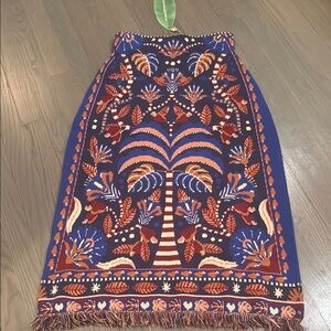 Farm Rio Nature Beauty Scarf Midi Skirt and Crop sweater SELLING TOGETHER